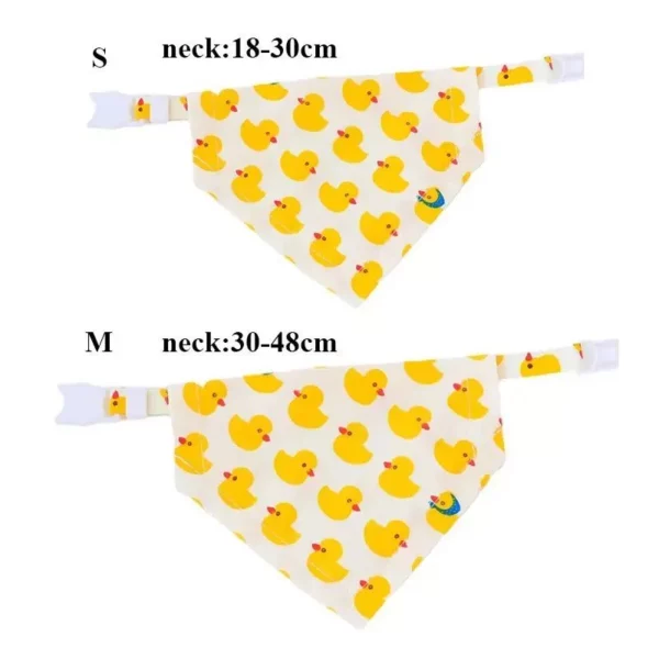 Adjustable Fruit Print Pet Bandanas