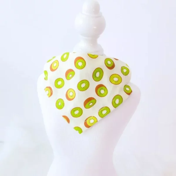 Adjustable Fruit Print Pet Bandanas - Image 3