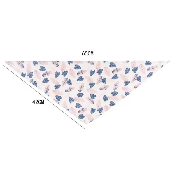 Charming Cotton Cat & Dog Bandana