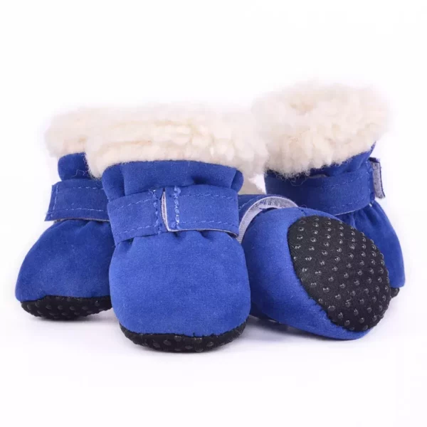 4pcs/set Waterproof Non-Slip Winter Pet Dog Shoes for Small Cats, Puppy, Chihuahua