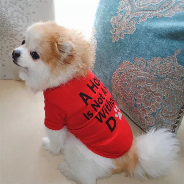 Cotton Pet Apparel: Summer T-Shirt for Small Dogs and Cats