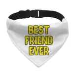 Best Friend Ever Pet Bandana Collar - Cute Design Scarf Collar - Best Print Dog Bandana