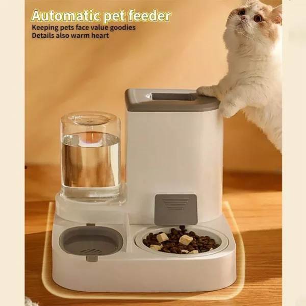 3.5L Automatic Pet Feeder with Stainless Steel Bowl