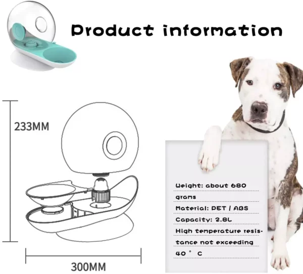 Automatic Snail-Design Cat Water Fountain