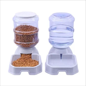 3.8L Large-Capacity Automatic Pet Feeder and Water Dispenser for Dogs and Cats