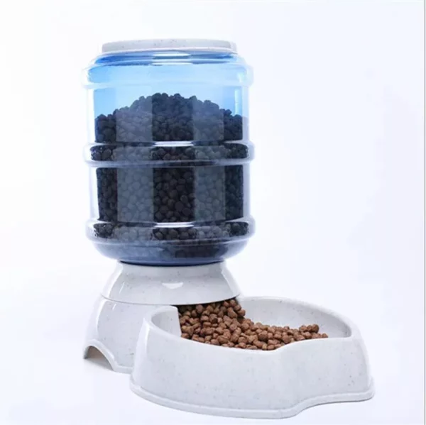 3.8L Large-Capacity Automatic Pet Feeder and Water Dispenser for Dogs and Cats