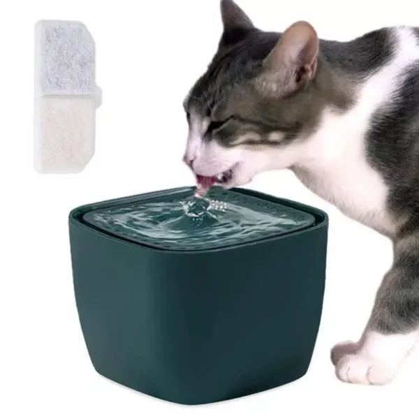 Ultra-Quiet 2.5L Pet Water Fountain with Smart LED Light - Image 2