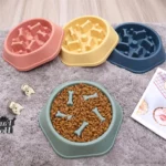 Choke-Proof Non-Slip Slow Feeder Bowl for Small Dogs and Cats