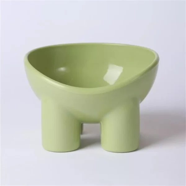 Sturdy Elephant Leg Design Cat Bowl