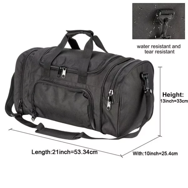 Versatile Sports & Travel Duffel Bag with Shoe Compartment - Image 6