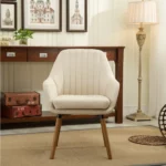 Modern Morocco Fabric Accent Chair - Contemporary Leisure Chair for Home