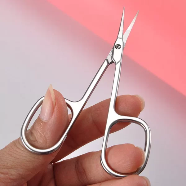 Professional Stainless Steel Curved Tip Cuticle Scissors