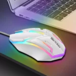 Wired 3-Button Gaming & Office Mouse with Colorful Lighting for Windows and IOS